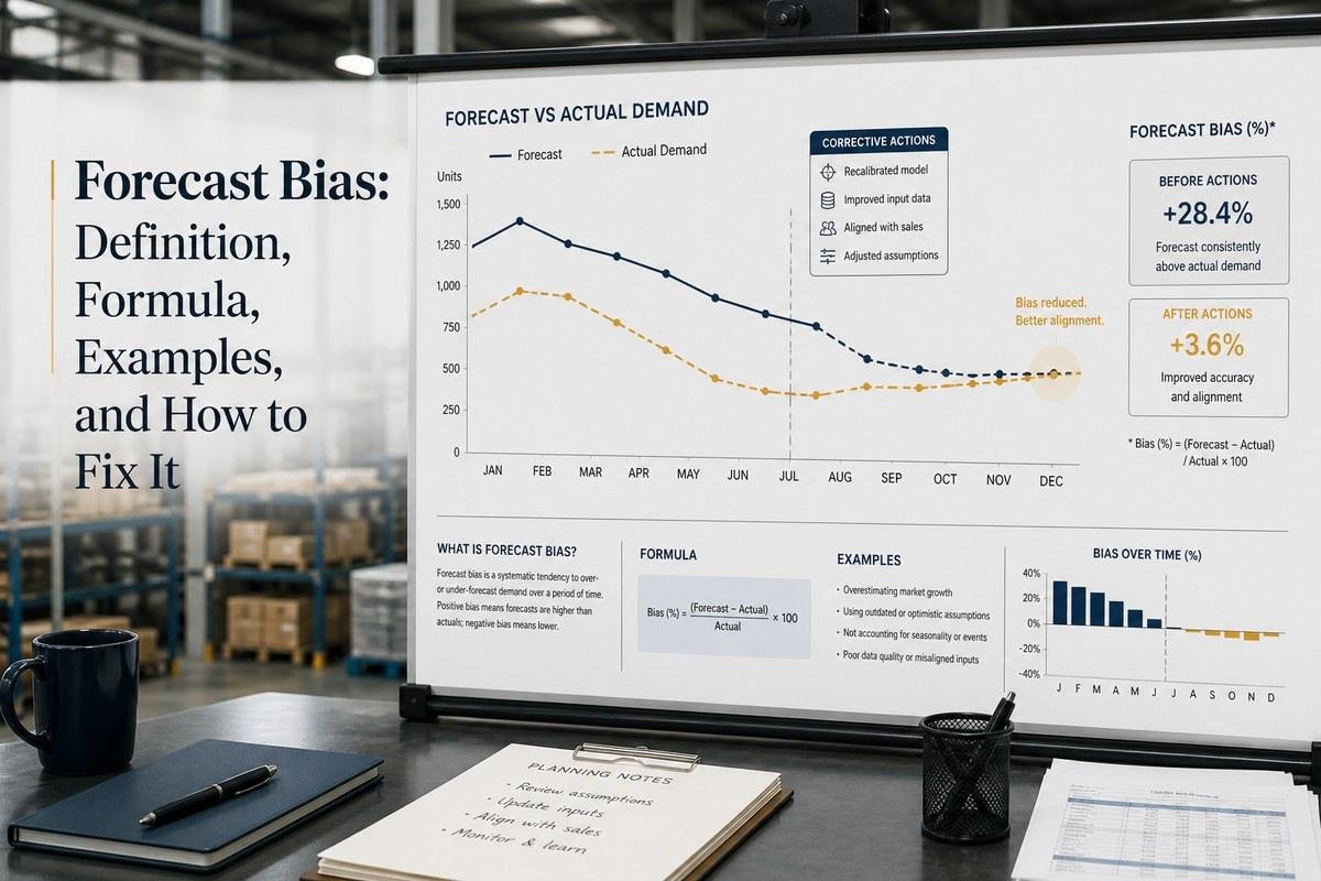 Forecast Bias: Definition, Formula, Examples, and How to Fix It