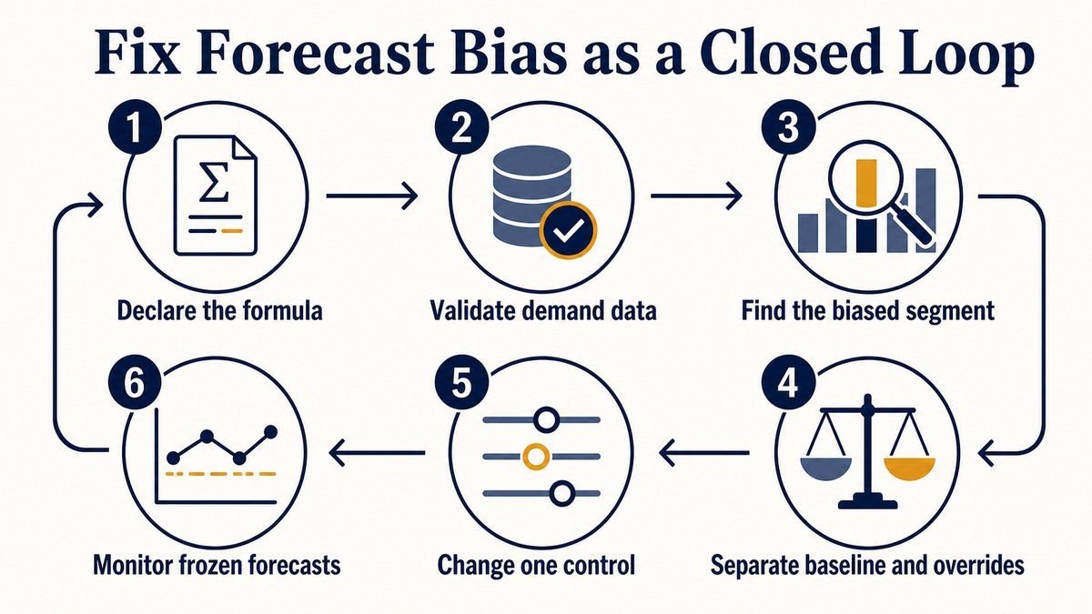 how do you fix forecast bias