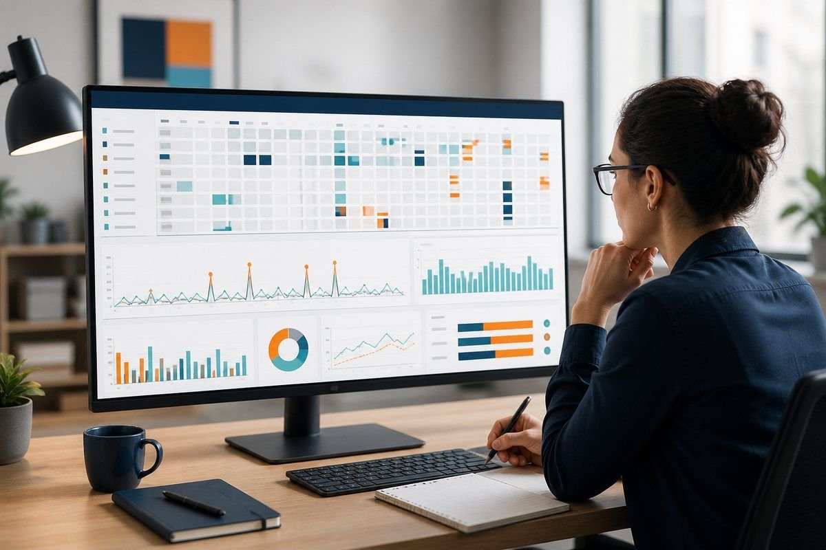 Demand planner reviewing intermittent demand, zero-demand periods, and forecast error spikes